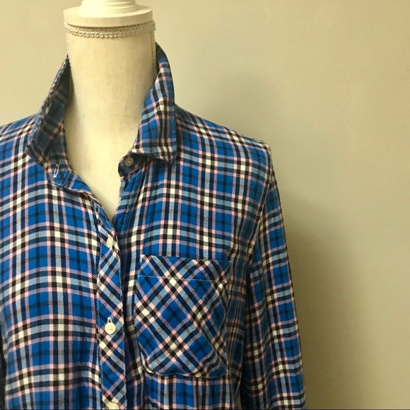 GAP lightweight plaid shirt - Picture 2 of 4